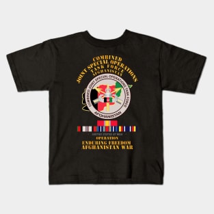 Combined Joint Special Operations Task Force - OEF - Afghanistan w SVC Kids T-Shirt